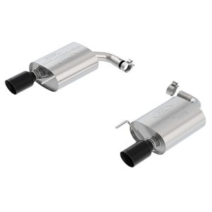 Ford Mustang Performance Exhaust - Ford Racing - Cat Back - Black Chrome - `15-`23 Ford Mustang Performance Exhaust - Ford Racing - Cat Back - Black Chrome - `15-`23